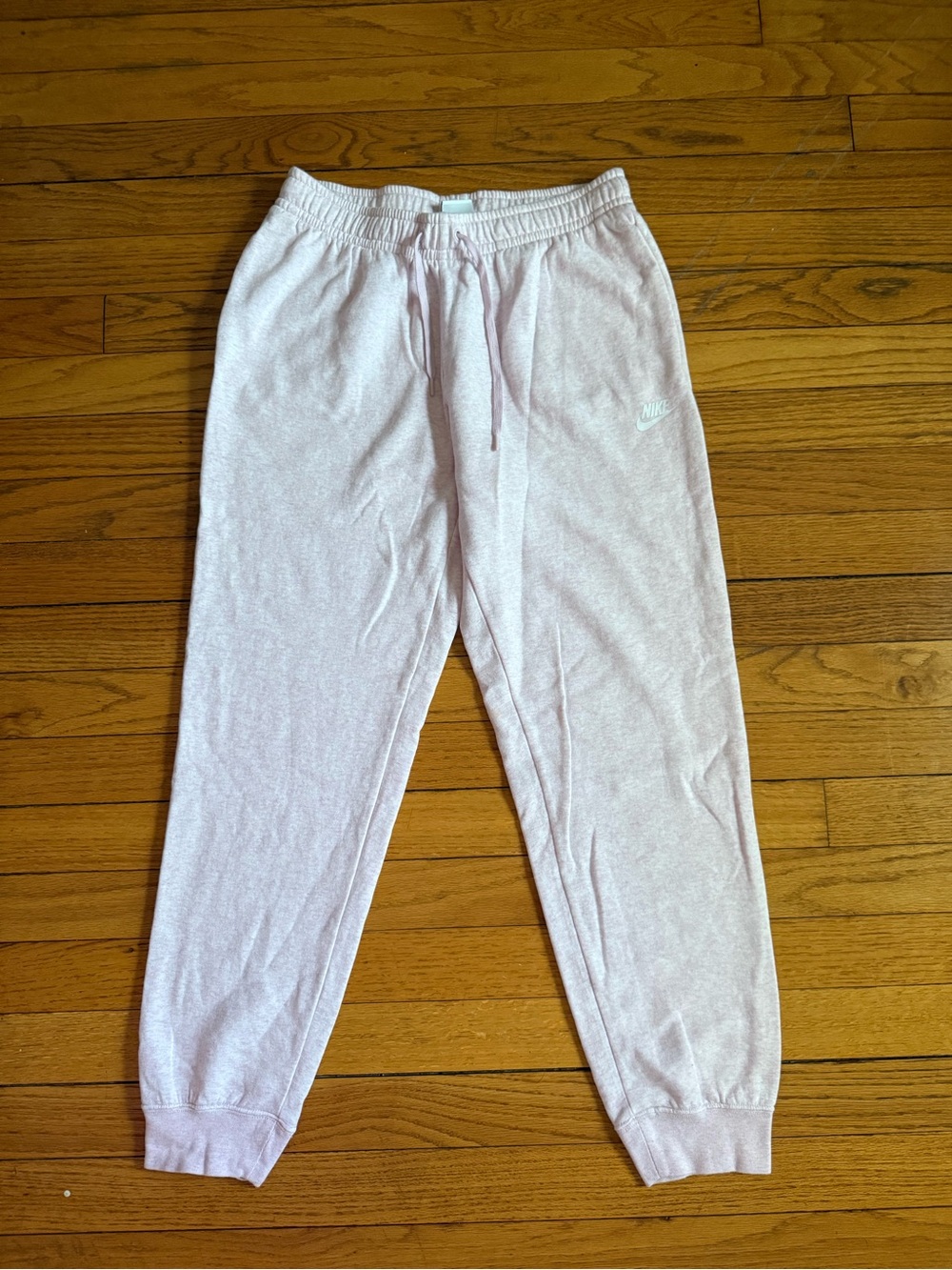 Nike Light Pink Heathered Lounge Joggers